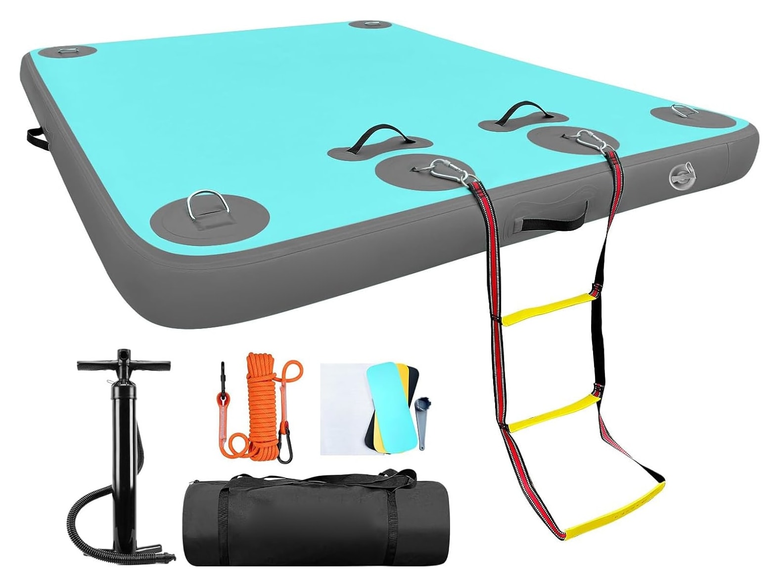 Aqua Inflatable Floating Dock - aqua inflatable floating dock - gallery detail view 2