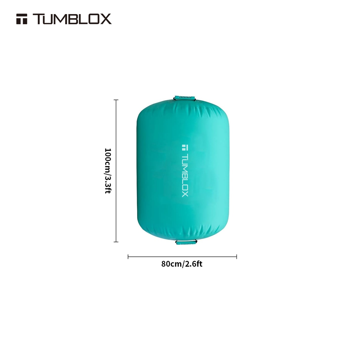TUMBLOX Green 80cm Air Roller (Air Roll) Barrel