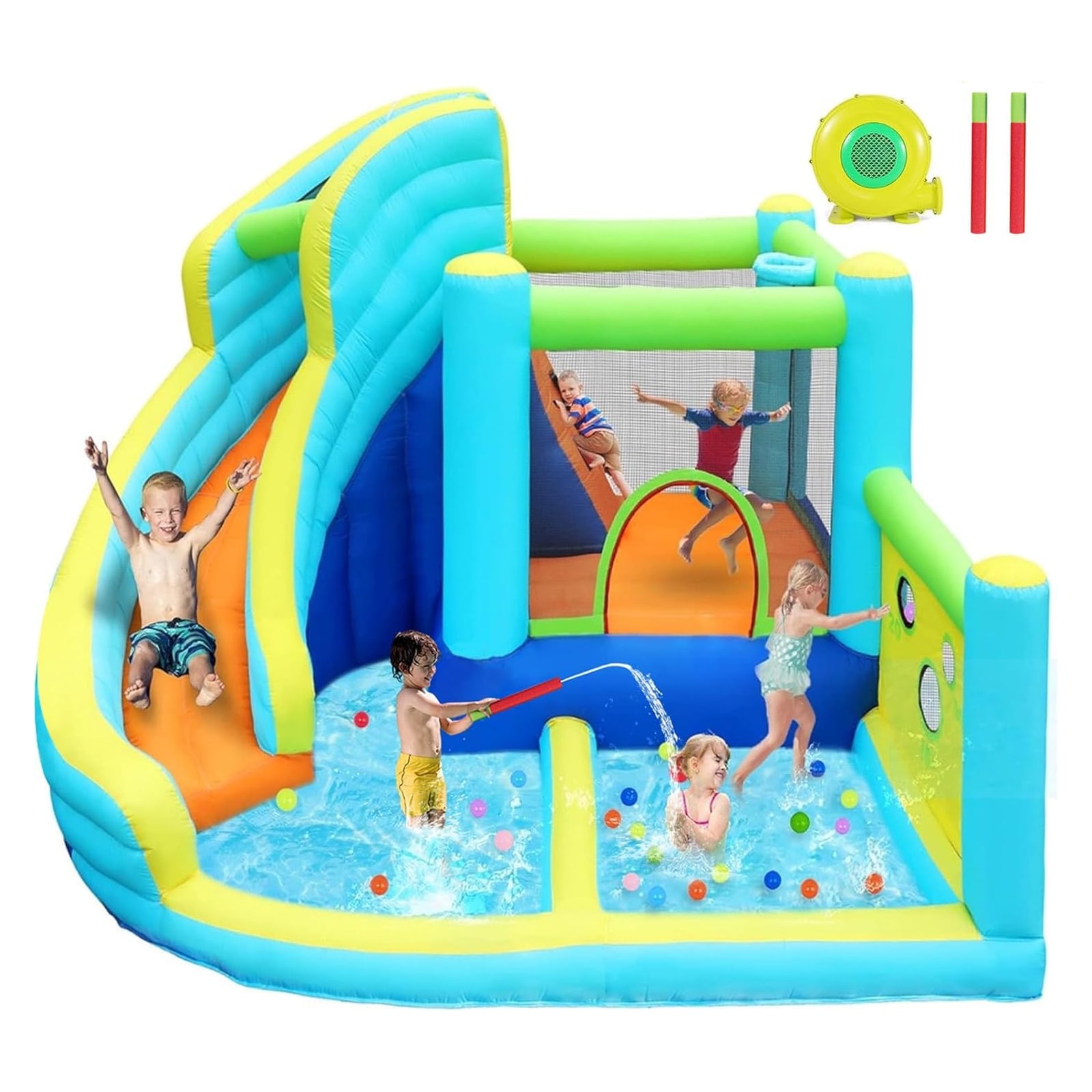 Inflatable Bounce House with Blower - inflatable bounce house with blower - gallery detail view 2