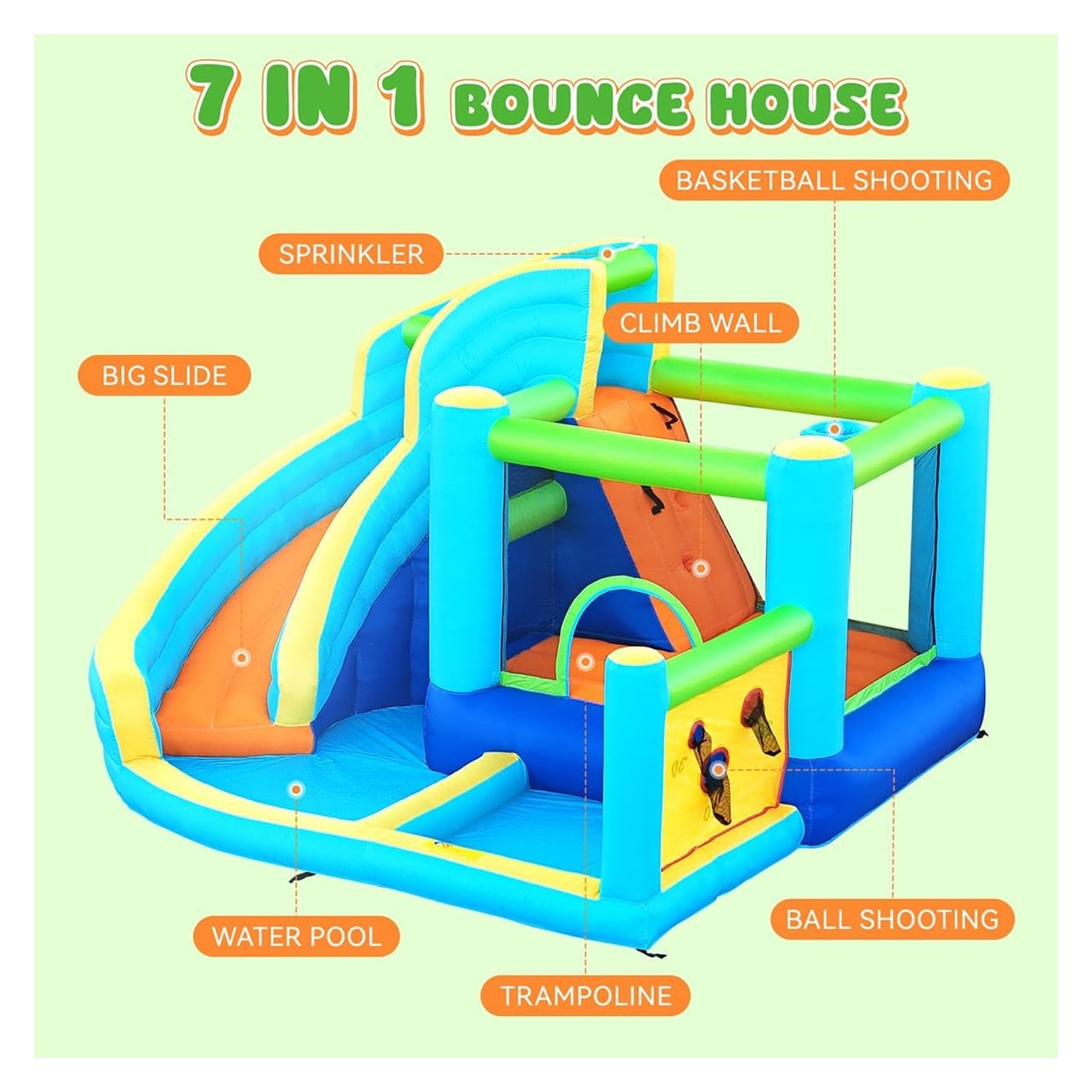 Inflatable Bounce House with Blower main image
