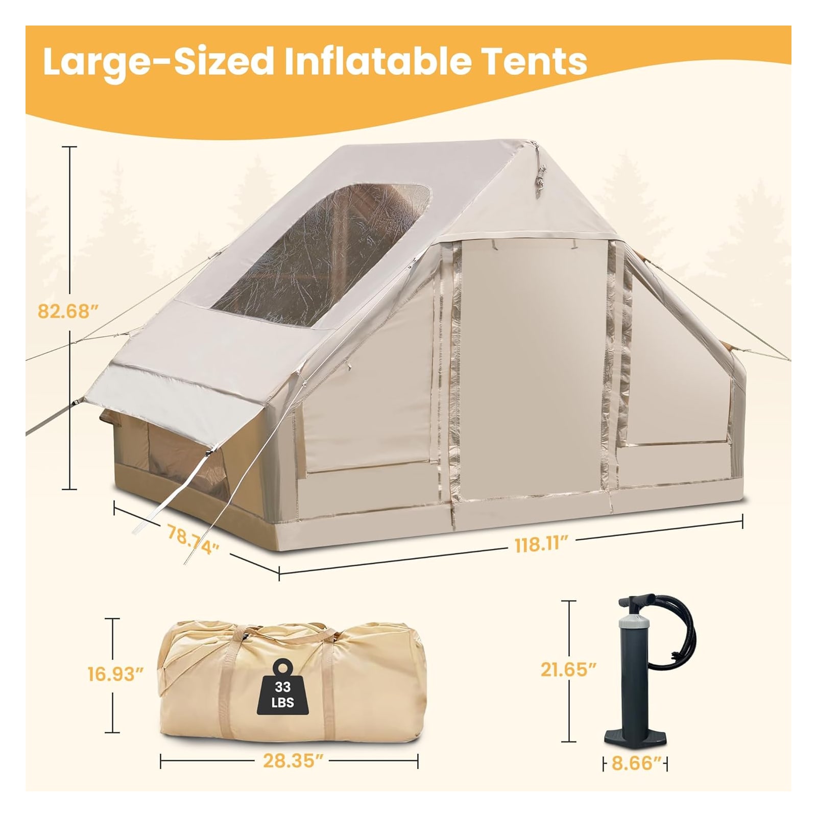 Inflatable Camping Tent - inflatable camping tent - gallery detail view 8